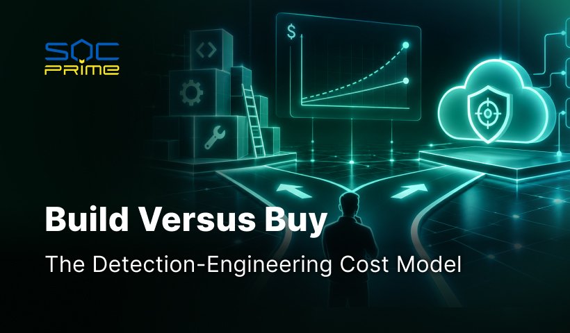 Build versus buy: the detection-engineering cost model