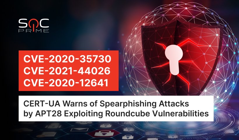 CERT-UA Warns of Spearphishing Attacks by APT28 Exploting Roundcube Vulnerabilities