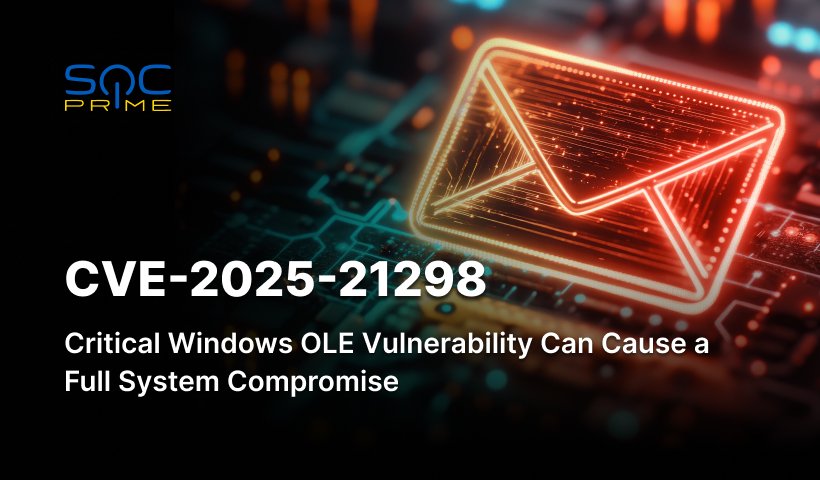 CVE-2025-21298 Detection: Critical Zero-Click OLE Vulnerability in Microsoft Outlook Results in Remote Code Execution 