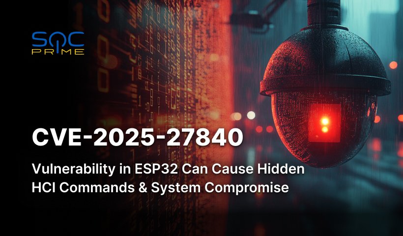 CVE-2025-27840: Vulnerability Exploitation in Espressif ESP32 Bluetooth Chips Can Lead to Unauthorized Access to Devices