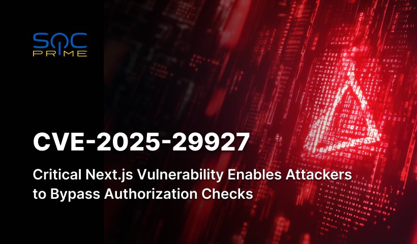 CVE-2025-29927 Next.js Middleware Authorization Bypass Vulnerability 