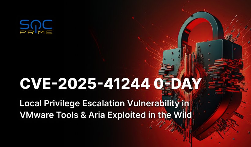CVE-2025-41244 Vulnerability: A New VMware Tools and Aria Zero-Day Actively Exploited for Privilege Escalation