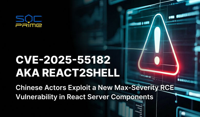 React2Shell Vulnerability: Maximum-Severity Flaw in React Server Components Actively Exploited by China-Backed Groups 