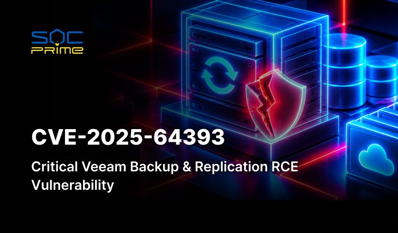 CVE-2025-64393: Critical Veeam Backup & Replication RCE Vulnerability