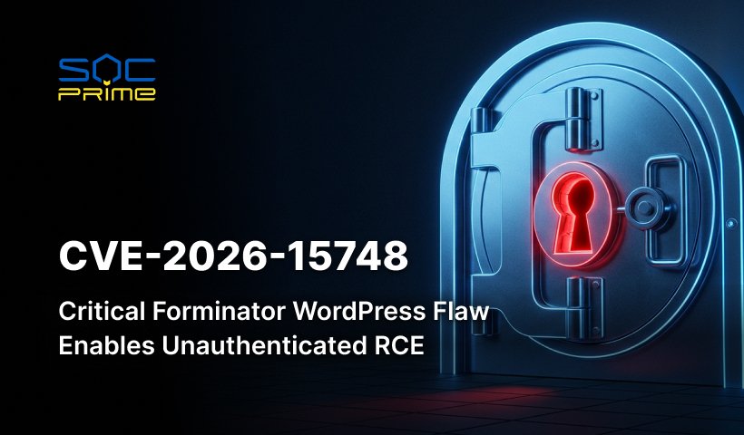 CVE-2026-15748: Critical Forminator WordPress Flaw Enables Unauthenticated RCE
