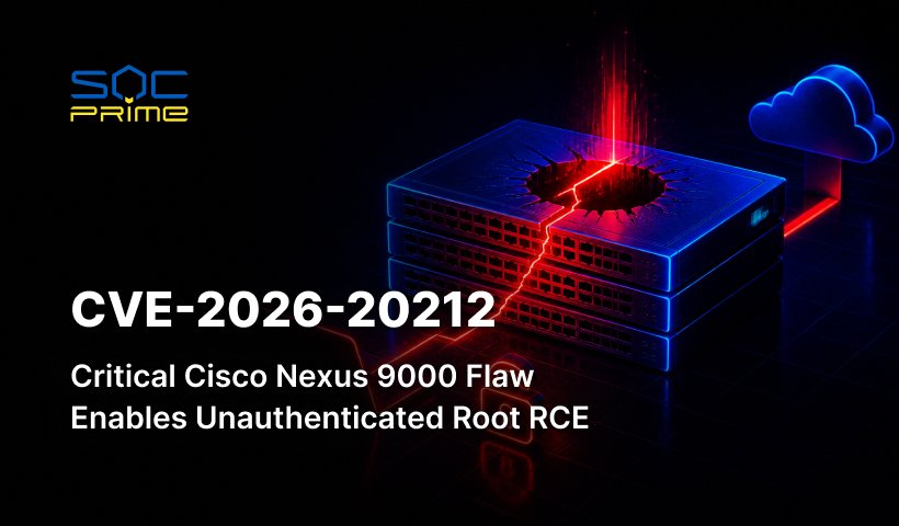 CVE-2026-20212: Grave Vulnerabilità in Cisco Nexus 9000 Permette Esecuzione di Codice da Remoto non Autenticato con Privilegi di Root