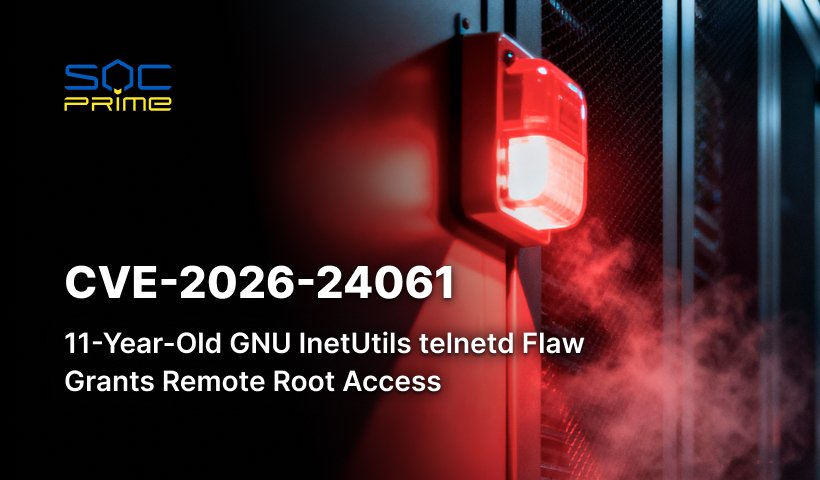 CVE-2026-24061: Decade-Old Vulnerability in GNU InetUtils telnetd Enables Remote Root Access