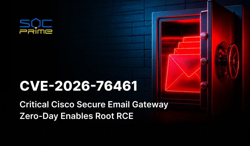 CVE-2026-76461: Critical Cisco Secure Email Gateway Zero-Day Enables Root RCE