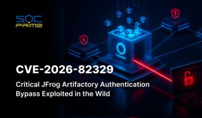 CVE-2026-82329: Critical JFrog Artifactory Authentication Bypass Exploited in the Wild