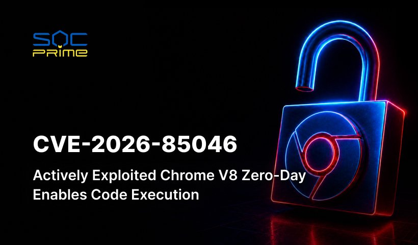 CVE-2026-85046: Actively Exploited Chrome V8 Zero-Day Enables Code Execution