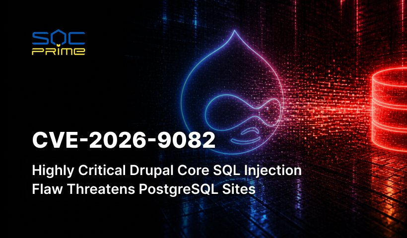 CVE-2026-9082: Highly Critical Drupal Core SQL Injection Flaw Threatens PostgreSQL Sites