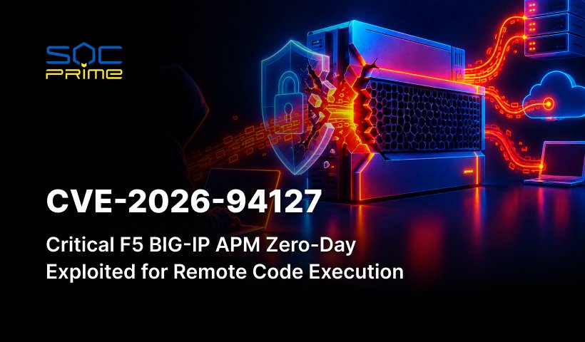 CVE-2026-94127: Critical F5 BIG-IP APM Zero-Day Exploited for Remote Code Execution