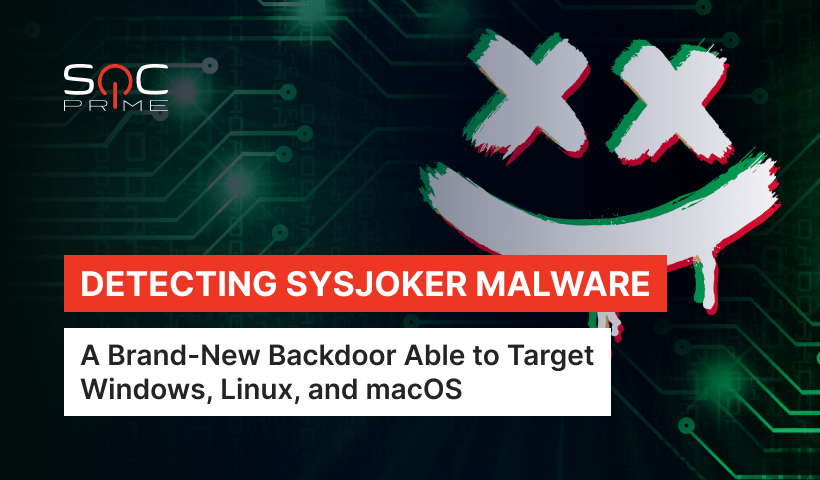 SysJoker Malware Detection