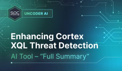 Enhancing Cortex XQL Threat Detection with Full Summary in Uncoder AI