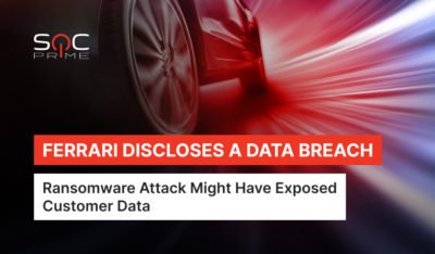 Ferrari Discloses a Data Breach