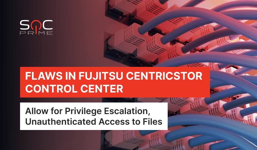 Flaws in FUJITSU CentricStor Control Center