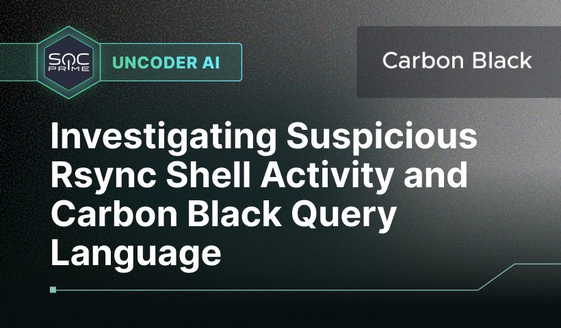 Investigating Suspicious Rsync Shell Activity with Uncoder AI and Carbon Black Query Language