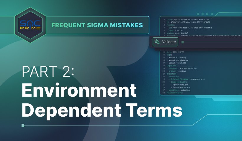 SIGMA Mistakes: Environment Dependent Terms