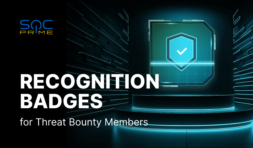Recognition Badges for Threat Bounty Members