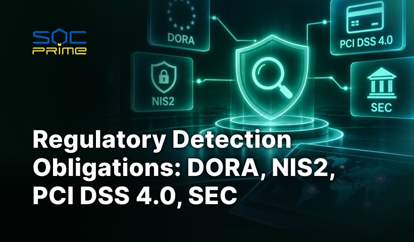 Regulatory detection obligations: DORA, NIS2, PCI DSS 4.0, SEC
