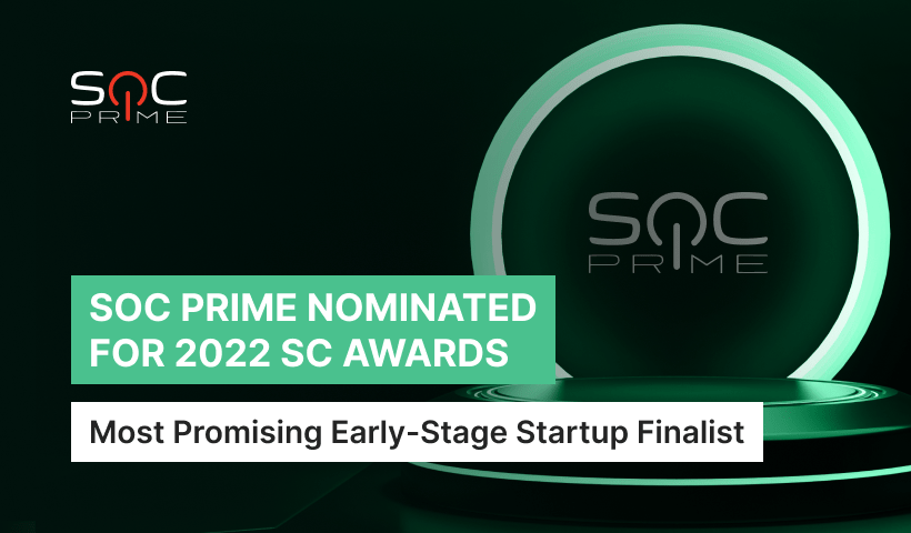 SOC Prime Selected as a Finalist in the 2022 SC Awards