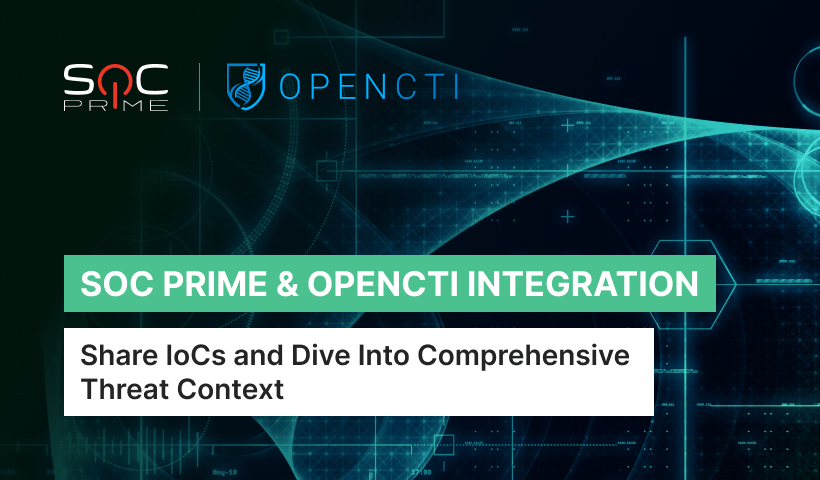 SOC Prime Now Supports OpenCTI Integration