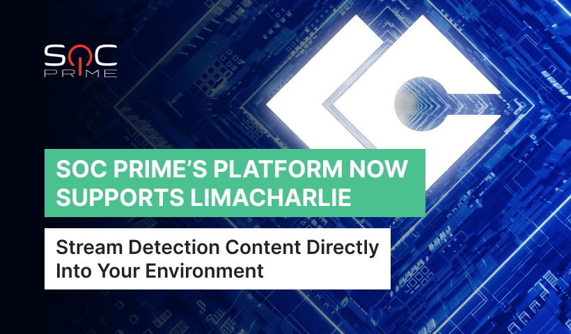 SOC Prime’s Detection as Code Platform Now Supports LimaCharlie EDR/XDR