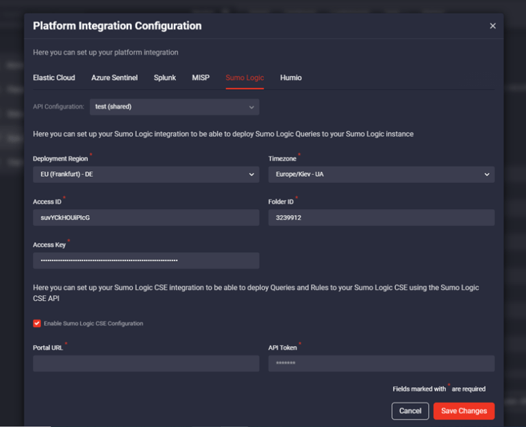 Sumo Logic Integration with Threat Detection Marketplace SOC Prime