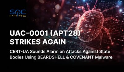 UAC-0001 (APT28) Activity Detection: The russian State-Sponsored Group Targets Government Agencies Using BEARDSHELL and COVENANT Malware
