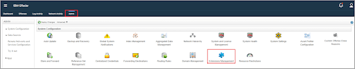 elect Extensions Management from the System Configurations menu