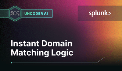 Instant Domain Matching Logic for Splunk via Uncoder AI