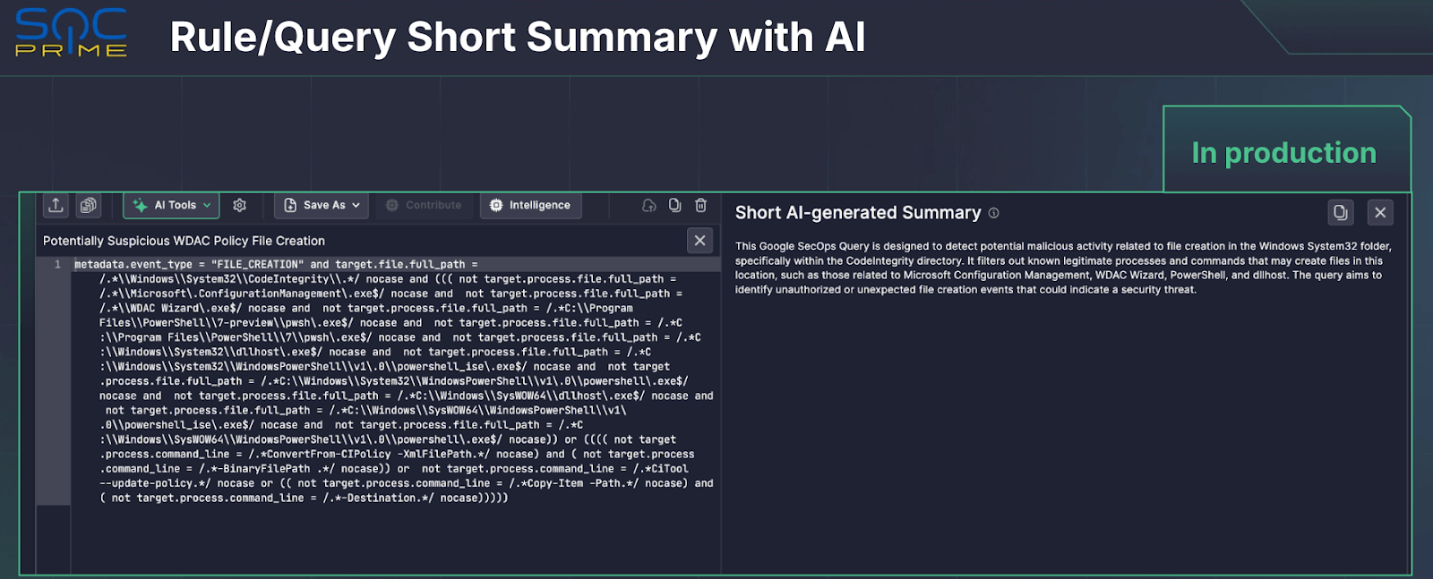 Uncoder AI Simplifies Google SecOps Queries with AI Summaries