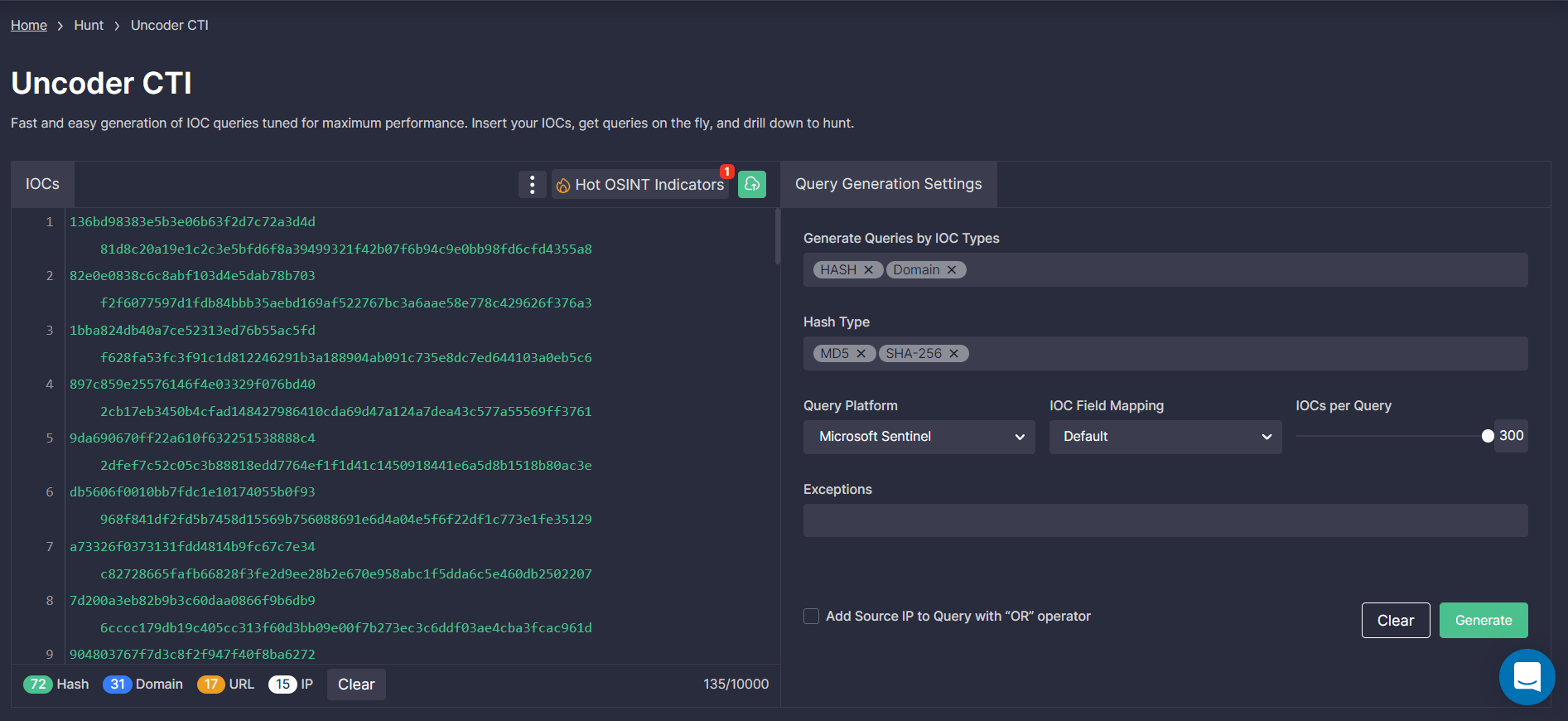 IOCs to search for the malicious activity of the UAC-0010 group with Uncoder.CTI