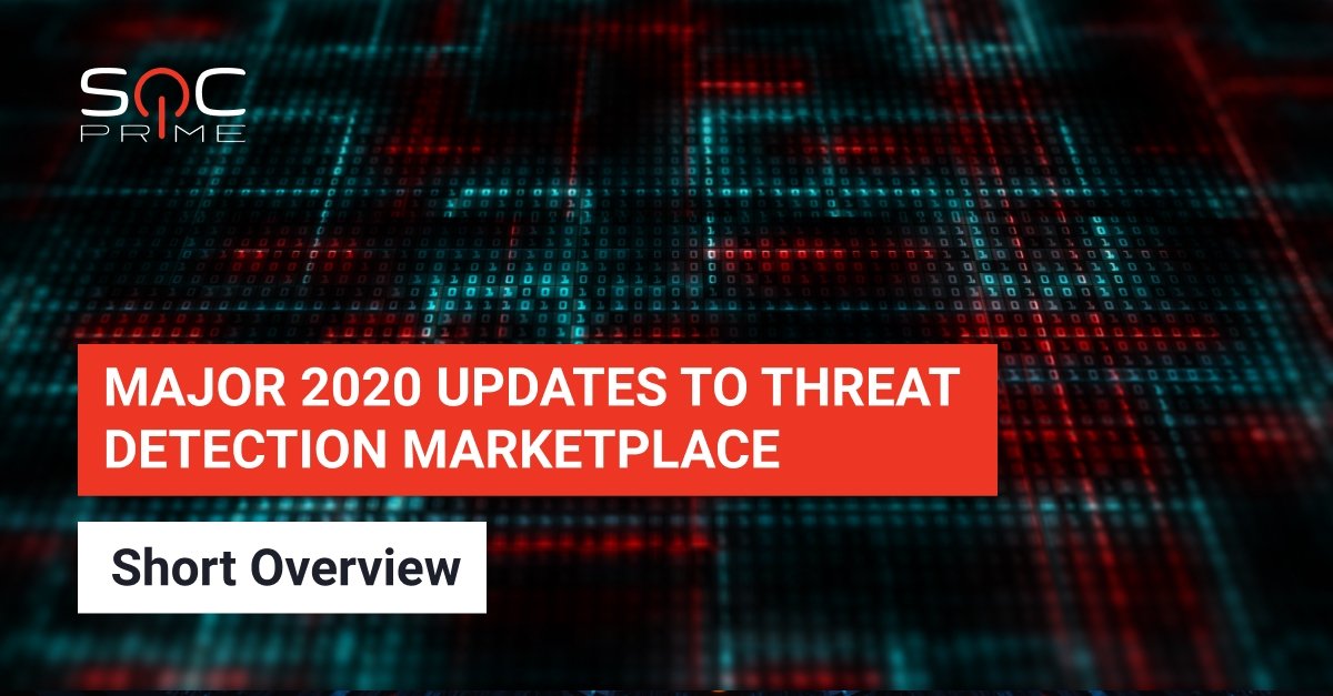 Major 2020 Updates to Threat Detection Marketplace: Short Overview